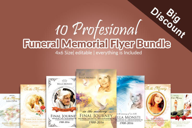 10-funeral-memorial-flyers-bundle