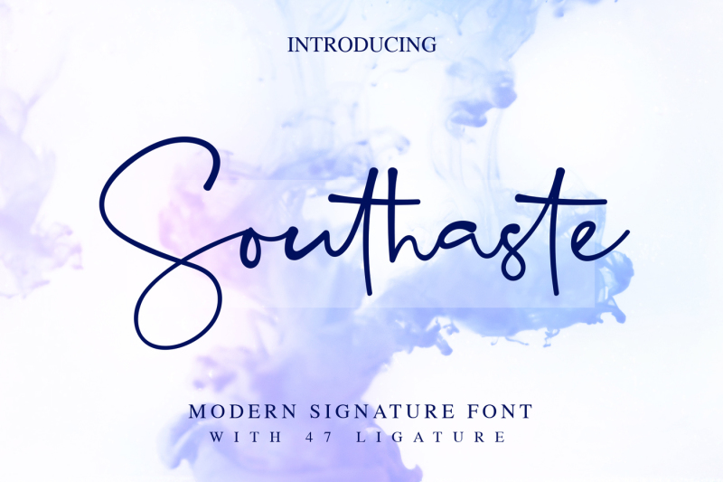 southaste-a-signature-font