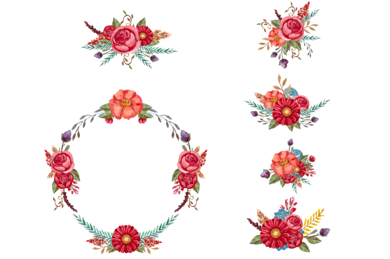 floral-clipart-wreath-patterns