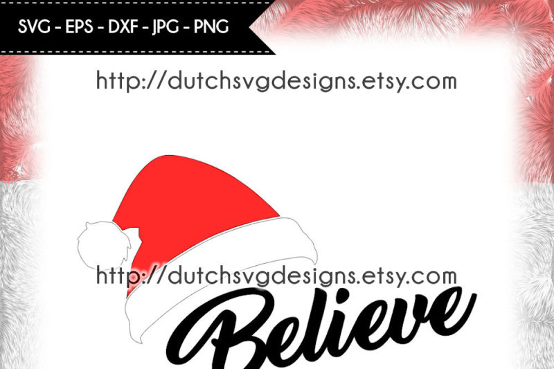 cutting-file-believe-with-santa-hat-christmas-svg-believe-svg