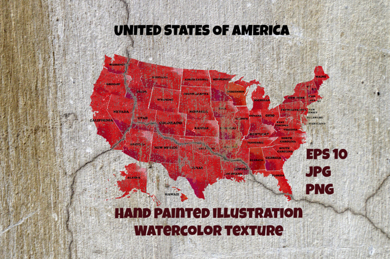 watercolor-united-states-of-america