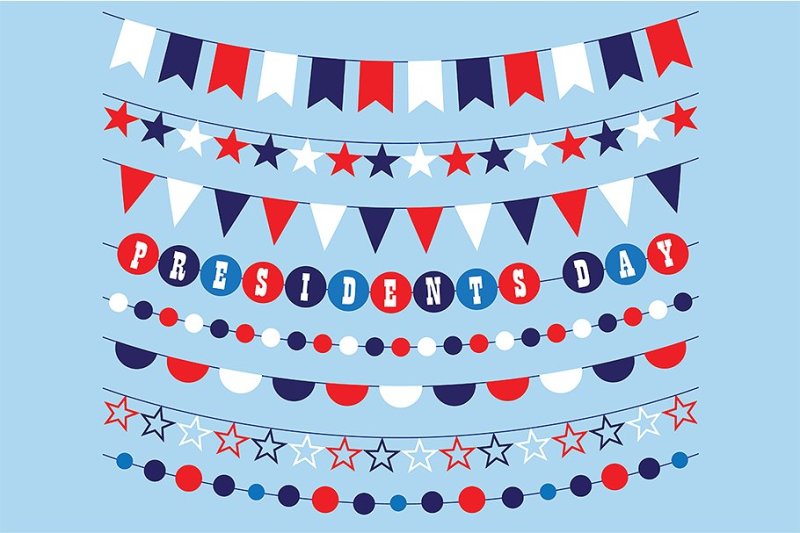 presidents-day-bunting-clipart