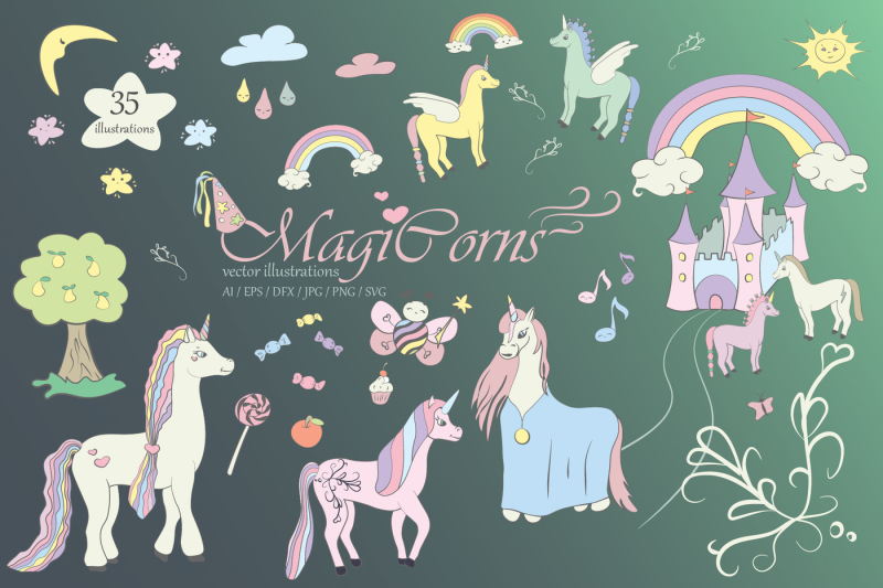 unicorn-cliparts-illustrations-unicorns-vector-clip-art-graphic-svg