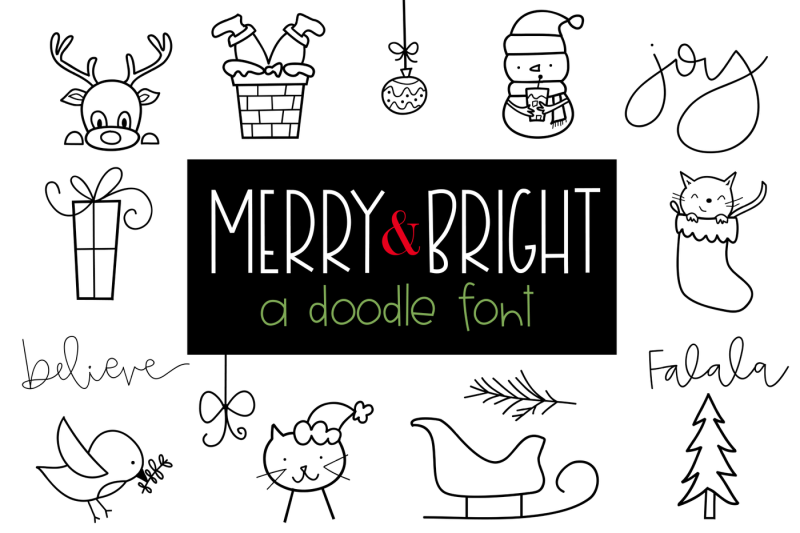 merry-and-bright-a-christmas-winter-doodles-font