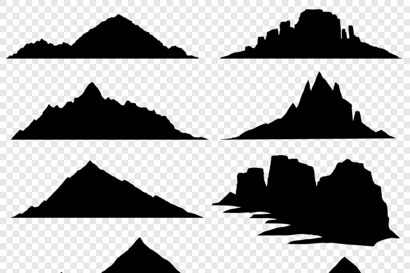 mountain-ranges-black-vector-silhouettes-set-overlook-hiking-landscap