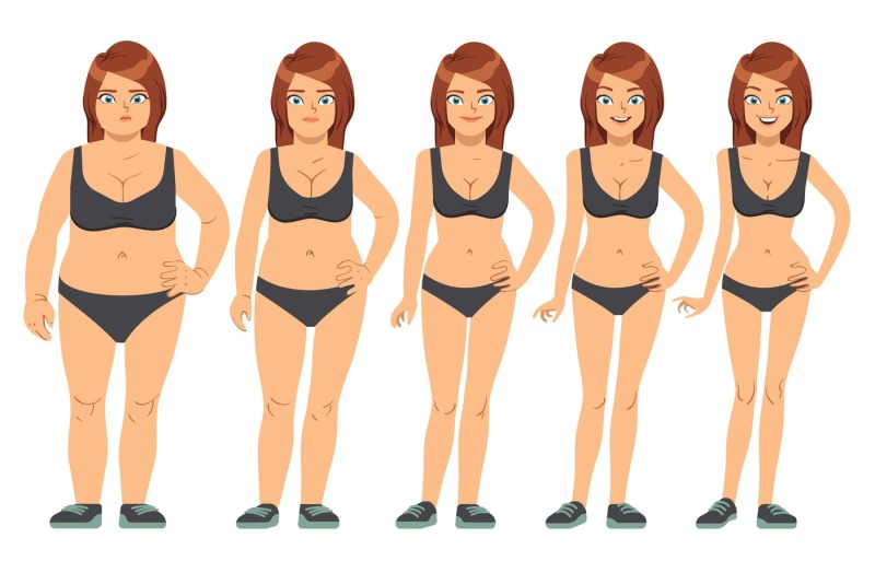 girl-young-woman-before-and-after-diet-and-fitness-weight-loss-steps