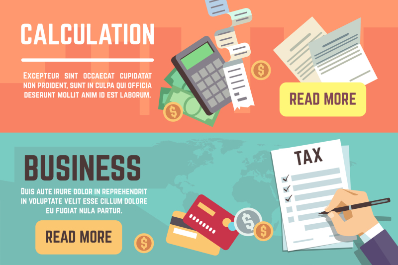 online-tax-accountanting-taxation-business-finance-vector-banners-se