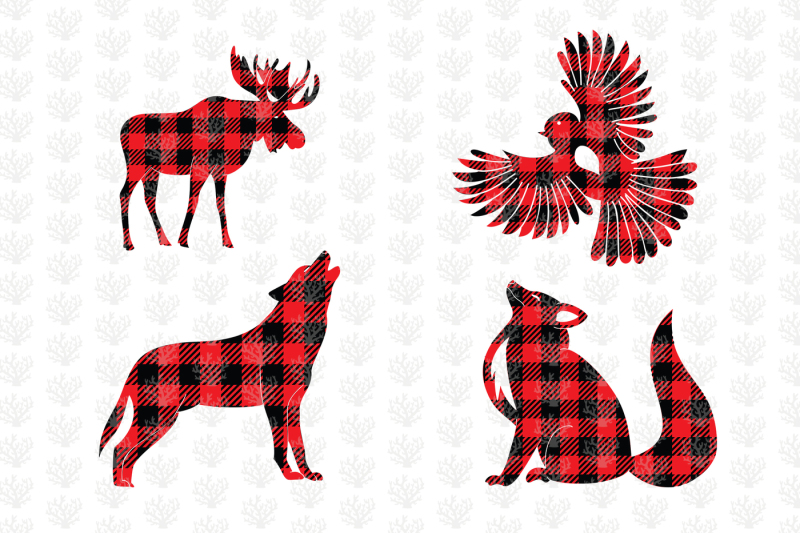 buffalo-plaid-svg-bundle-christmas-animal-and-birds-svg