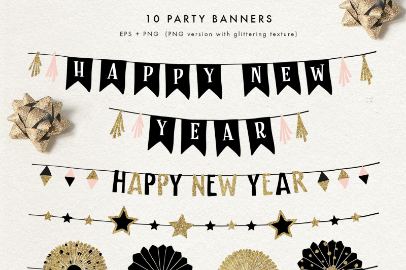 cheers-to-the-new-year-graphic-set