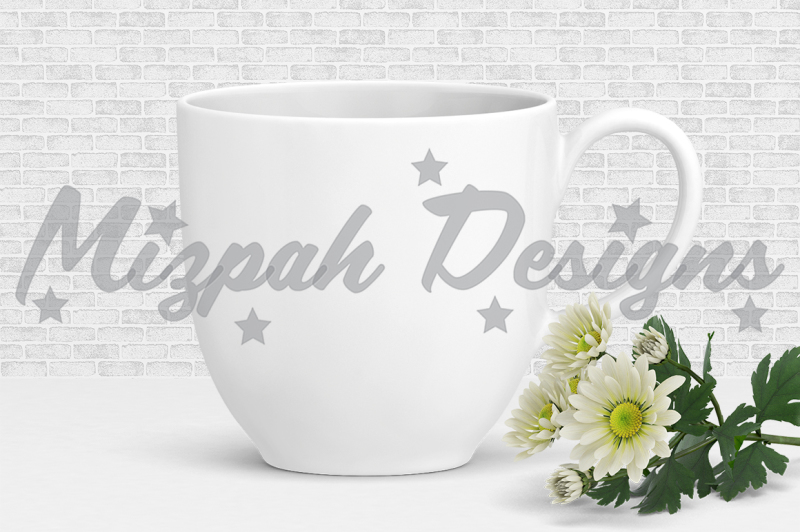 white-blank-mug-mock-up-coffee-mug-cup-chrysanthemum-daisy-flower-mock