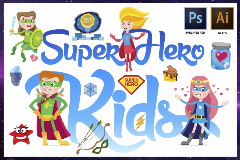 superheroes-children-039-s-set