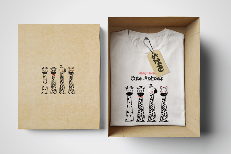 cute-giraffe-t-shirt-design