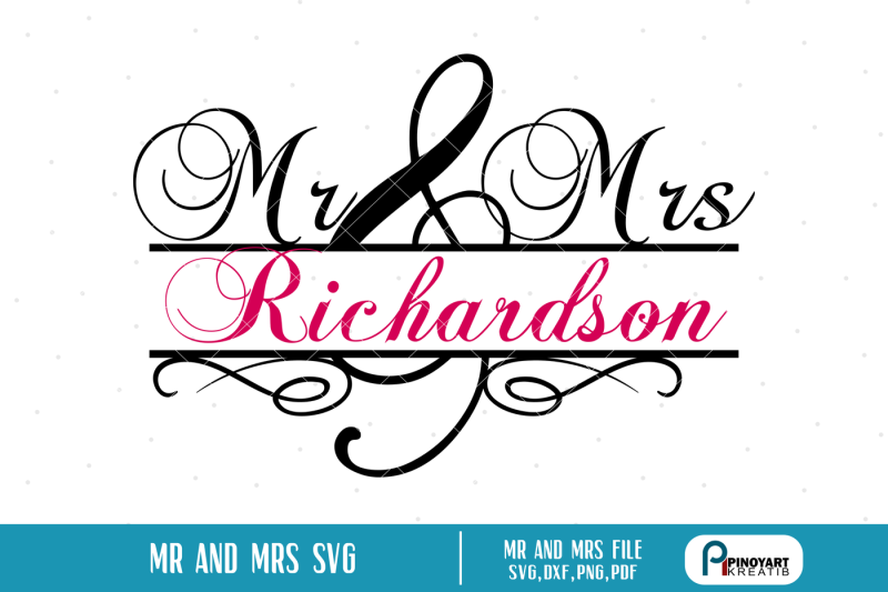Download Mr and Mrs svg, Mr and Mrs Split Monogram svg, Wedding svg ...