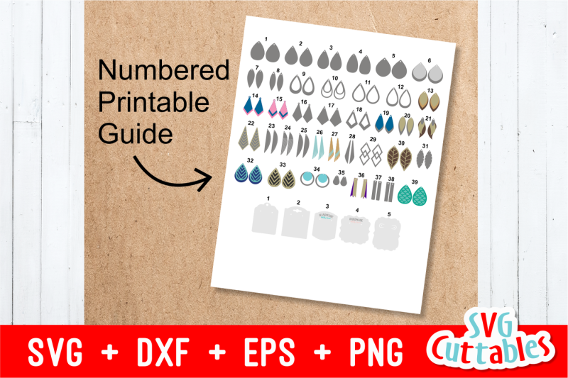 Download Earring Bundle | SVG Cut File By Svg Cuttables ...