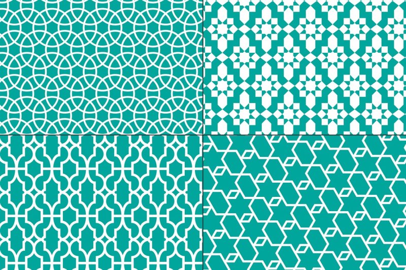 moroccan-patterns-turquoise-blue