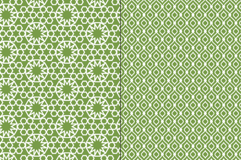 green-moroccan-patterns