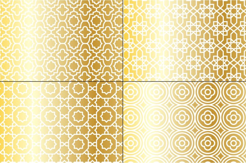 metallic-gold-moroccan-patterns