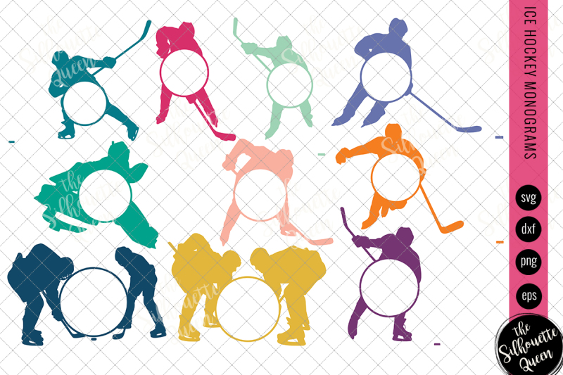 ice-hockey-svg-monogram-circle-frames-cuttable-design-cut-files-si