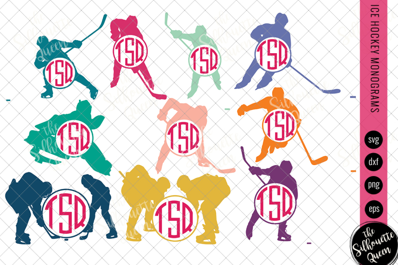 ice-hockey-svg-monogram-circle-frames-cuttable-design-cut-files-si