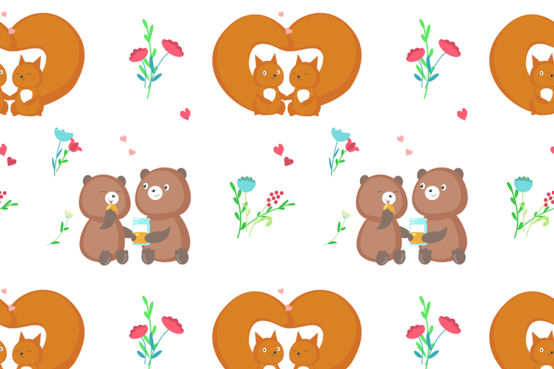 romantic-animals-couples-set