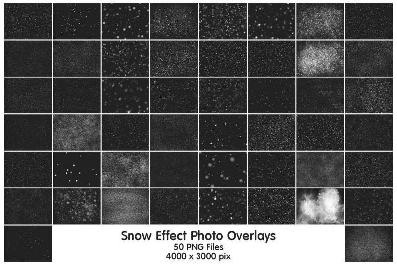 50-snow-photo-overlays