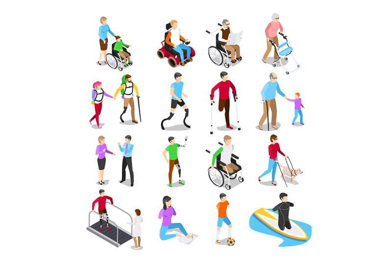 isometric-people-and-icons-in-marketing-education-and-vr-banners