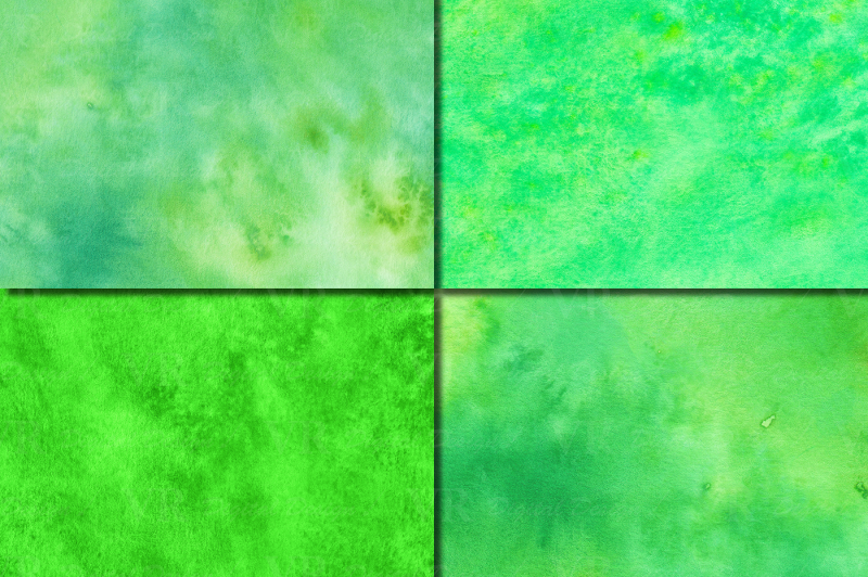 green-watercolor-digital-paper-hanpainted-abstract-texture