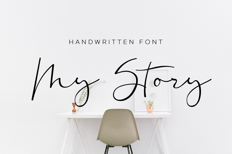 my-story-script-font