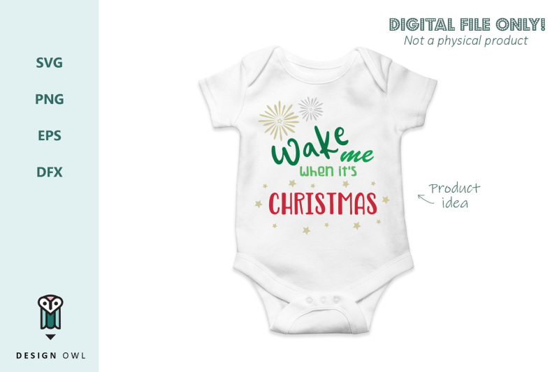 wake-me-when-it-s-christmas-svg-file