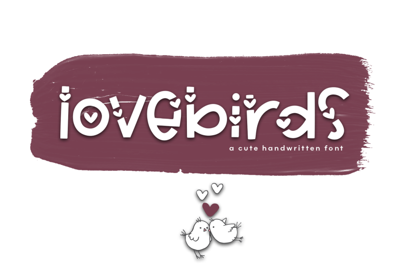 lovebirds-a-cute-handwritten-font