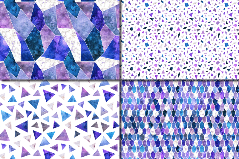 watercolor-and-marble-purple-blue-seamless-patterns-digital-paper