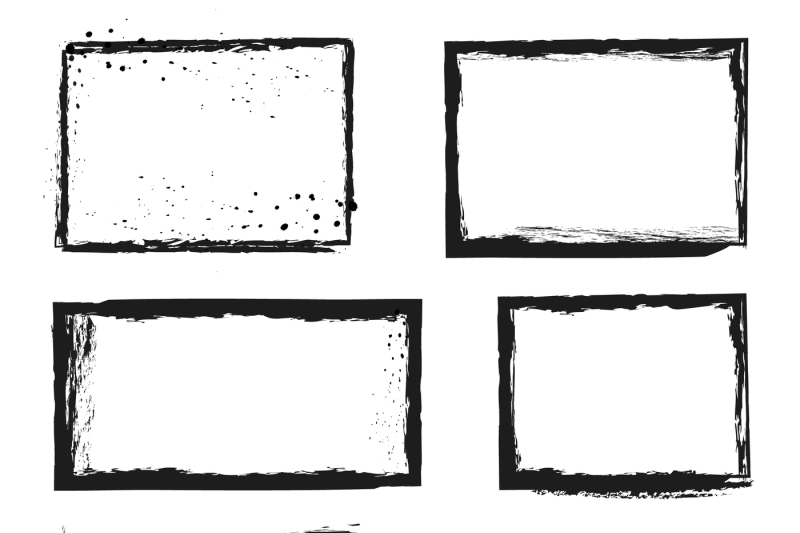 rough-grunge-distressed-ink-vector-image-border-frames