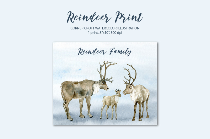 watercolor-clipart-watercolor-reindeer-family-for-instant-download