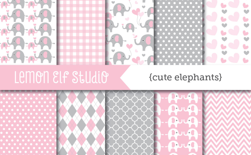cute-elephants-digital-paper-les-dp10b