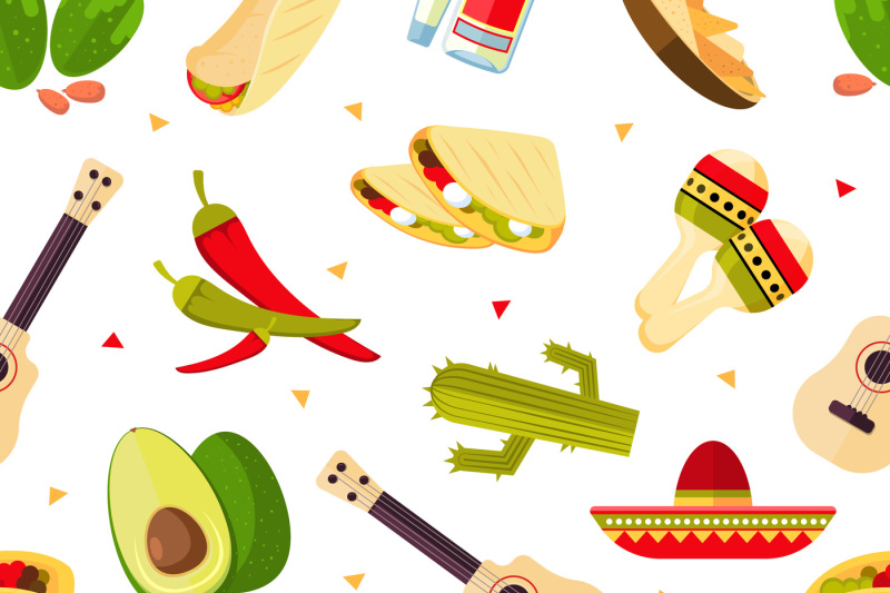 aztec-theme-cartoon-mexican-food-tequila-red-hot-chili-peppers-som