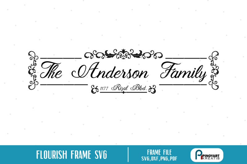 flourish-frame-svg-monogram-frame-svg-mailbox-decal-svg-svg-files