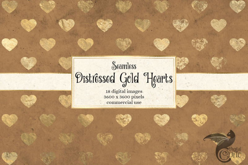 distressed-gold-hearts-digital-paper