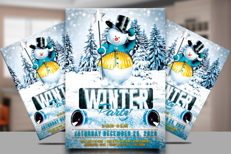 winter-party-flyer-template