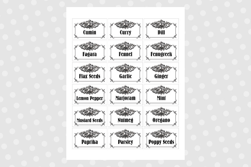 black-and-white-vintage-herbs-and-spices-labels