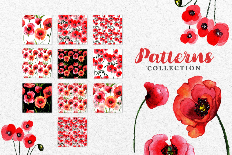 poppy-watercolor-red-png-clipart