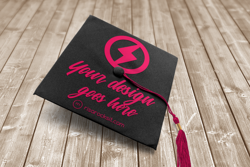 Download Free Graduation Cap Design | Mock Up (PSD Mockups)