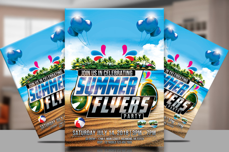 beach-party-flyer-template