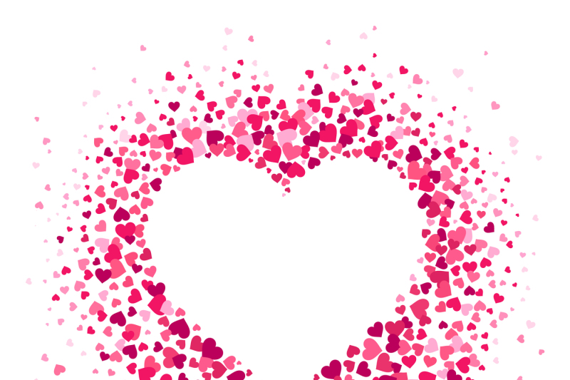 love-heart-frame-scattered-hearts-confetti-in-heart-shape-valentines