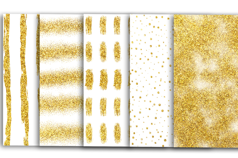 gold-glitter-amp-white-digital-papers-glitter-background