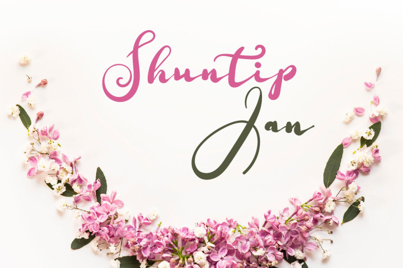 shuntip-jan-script-font-by-watercolor-floral-designs