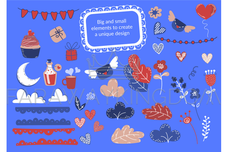 crazy-love-valentine-cartoon-animal-vector-illustration-set-for-print