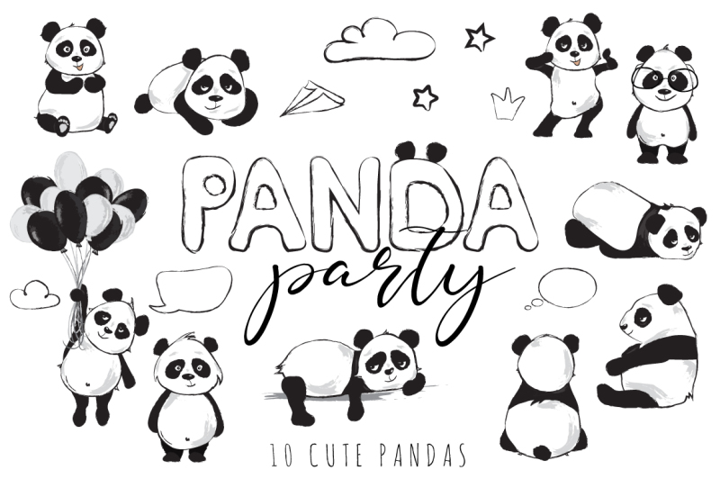 panda-party-cute-set