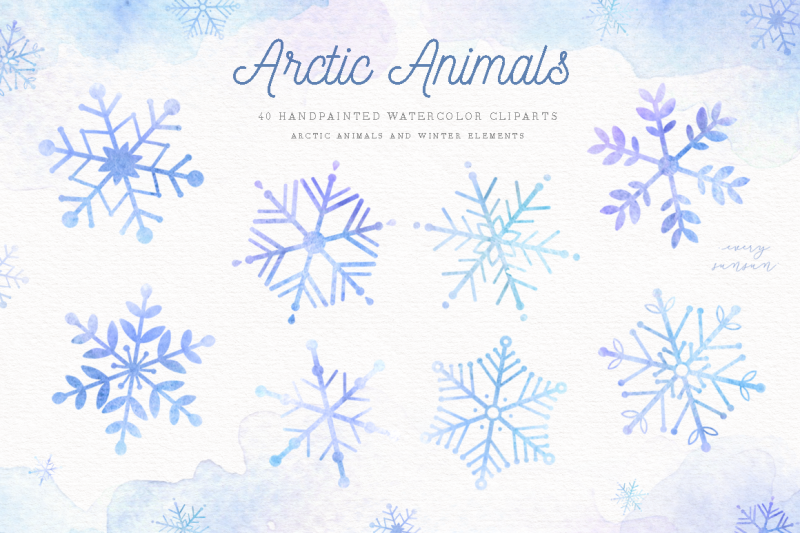 arctic-animals-watercolor-clip-arts