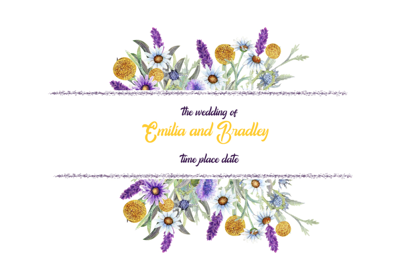 wedding-templates-of-wild-flowers-handmade-watercolor