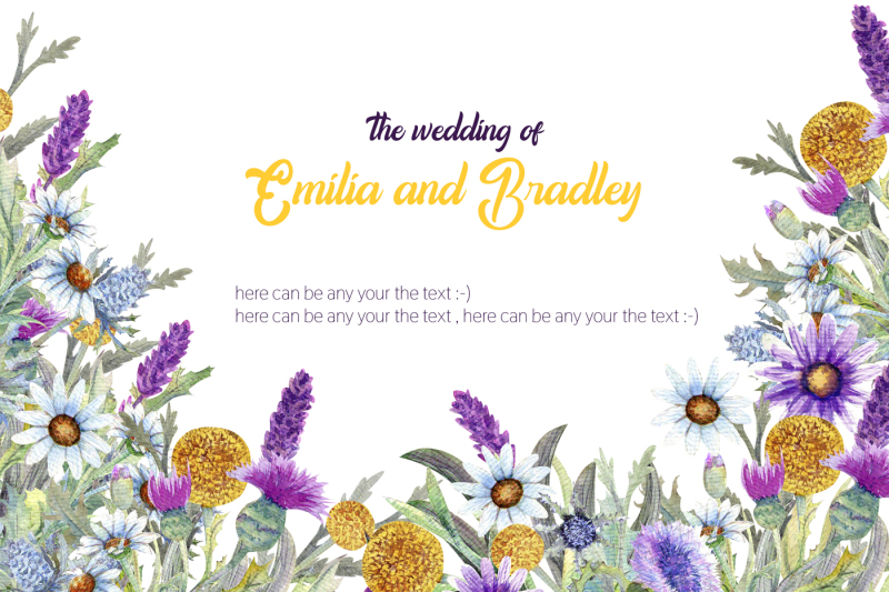 wedding-templates-of-wild-flowers-handmade-watercolor